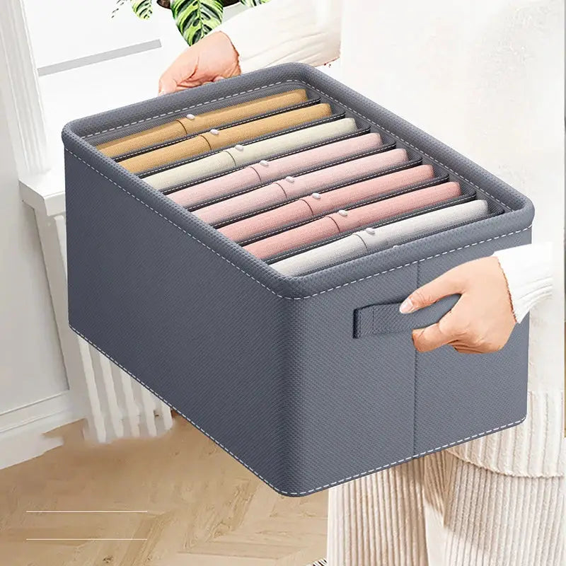Cloth Pants Storage Box | Foldable Dividers | PriceLows™