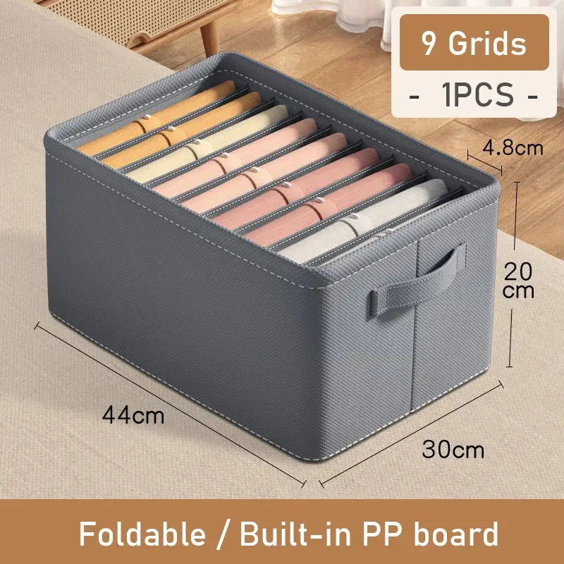 Cloth Pants Storage Box | Foldable Dividers | PriceLows™