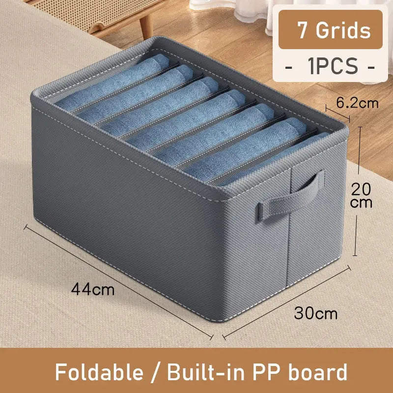 Cloth Pants Storage Box | Foldable Dividers | PriceLows™