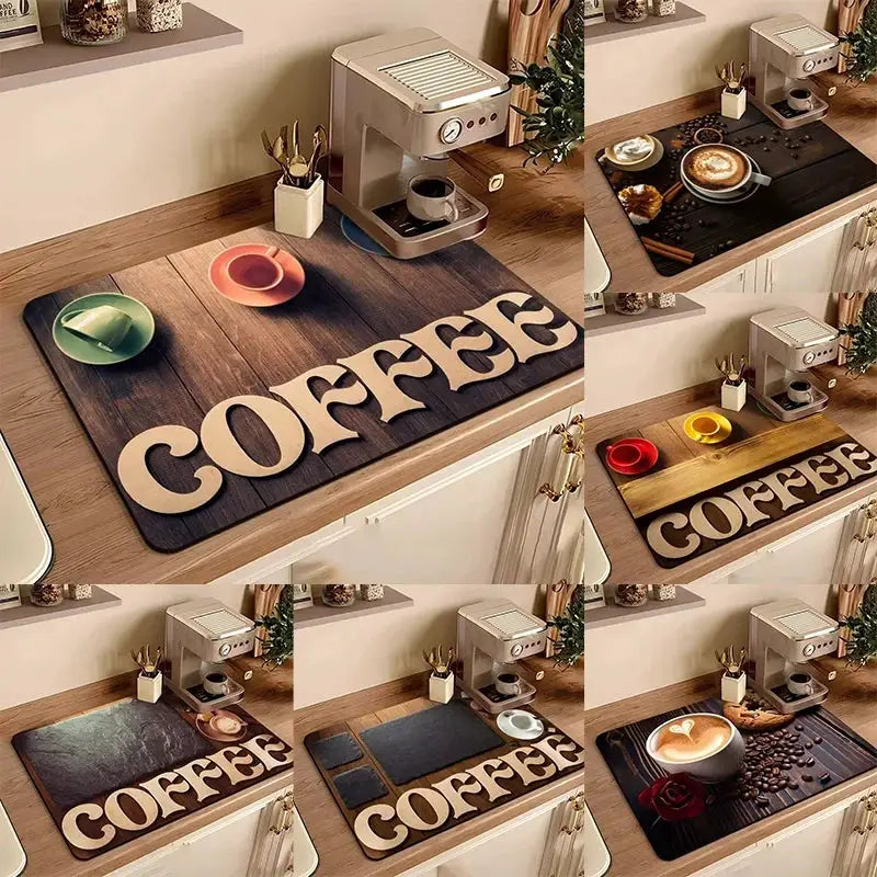 Coffee Machine Mat | Waterproof Rubber | PriceLows™