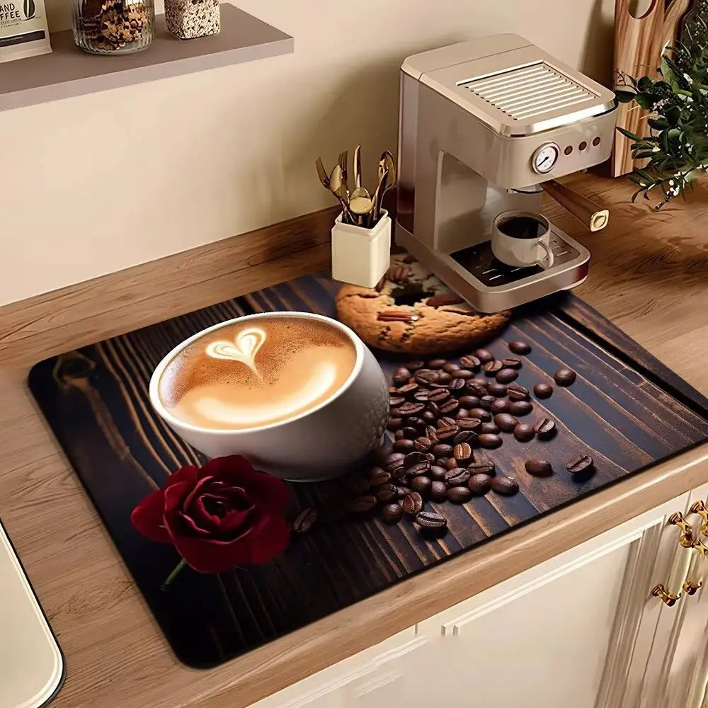 Coffee Machine Mat | Waterproof Rubber | PriceLows™