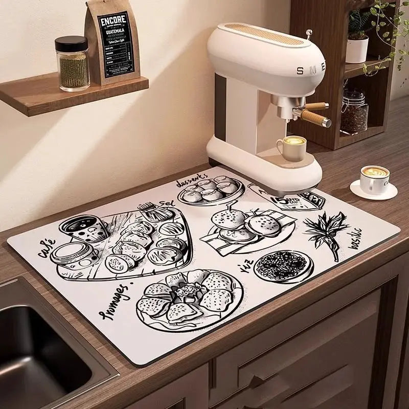 Coffee Machine Mat | Waterproof Rubber | PriceLows™