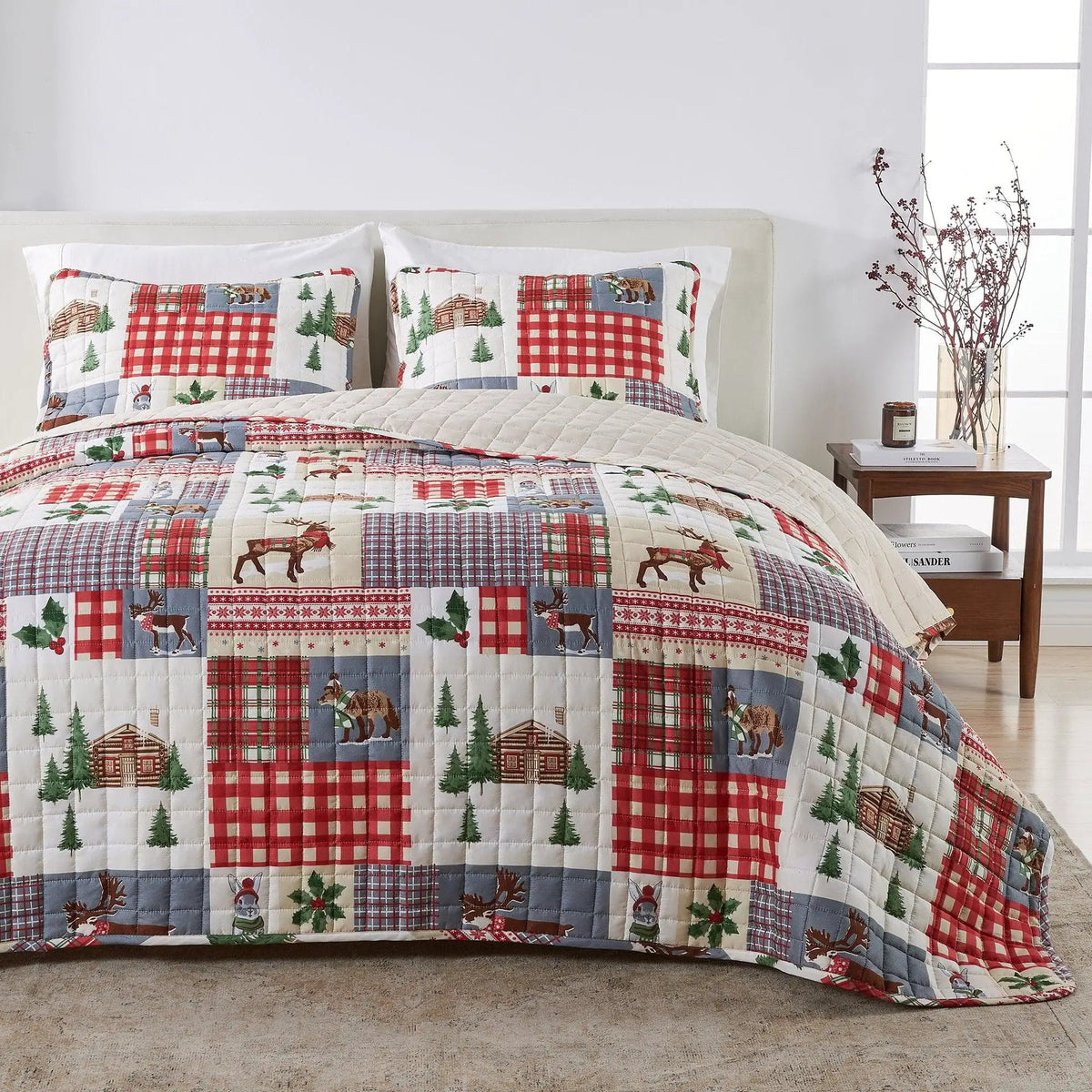 Colorful Holiday Quilt Set - Midnight Magic Collection from PriceLows™