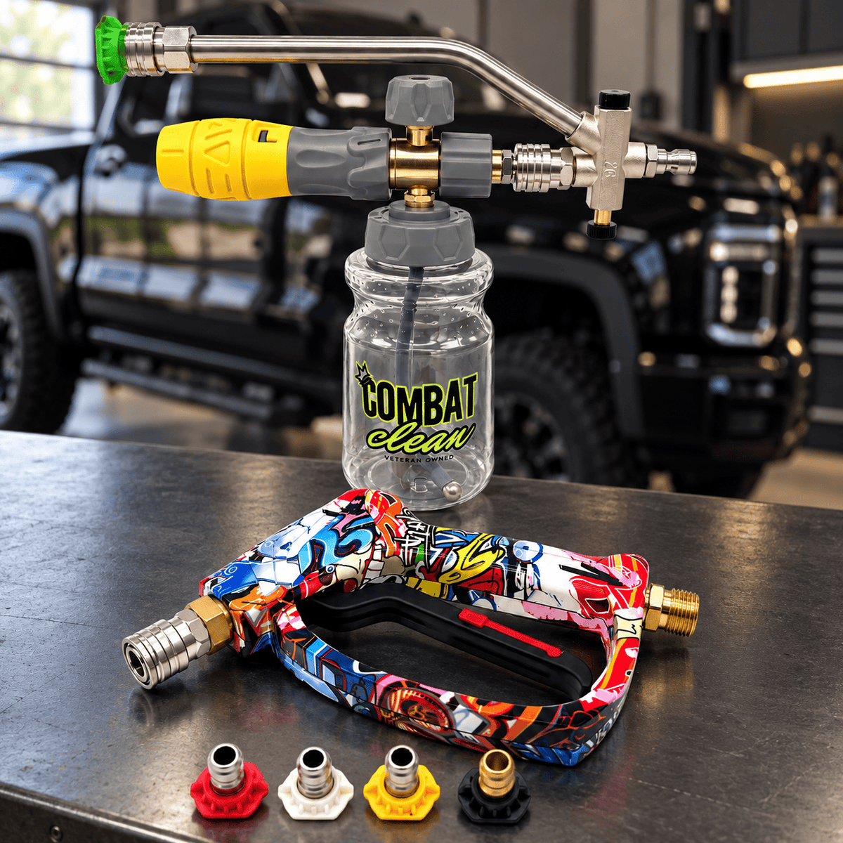 Foam Cannon / Gangster Grip Set