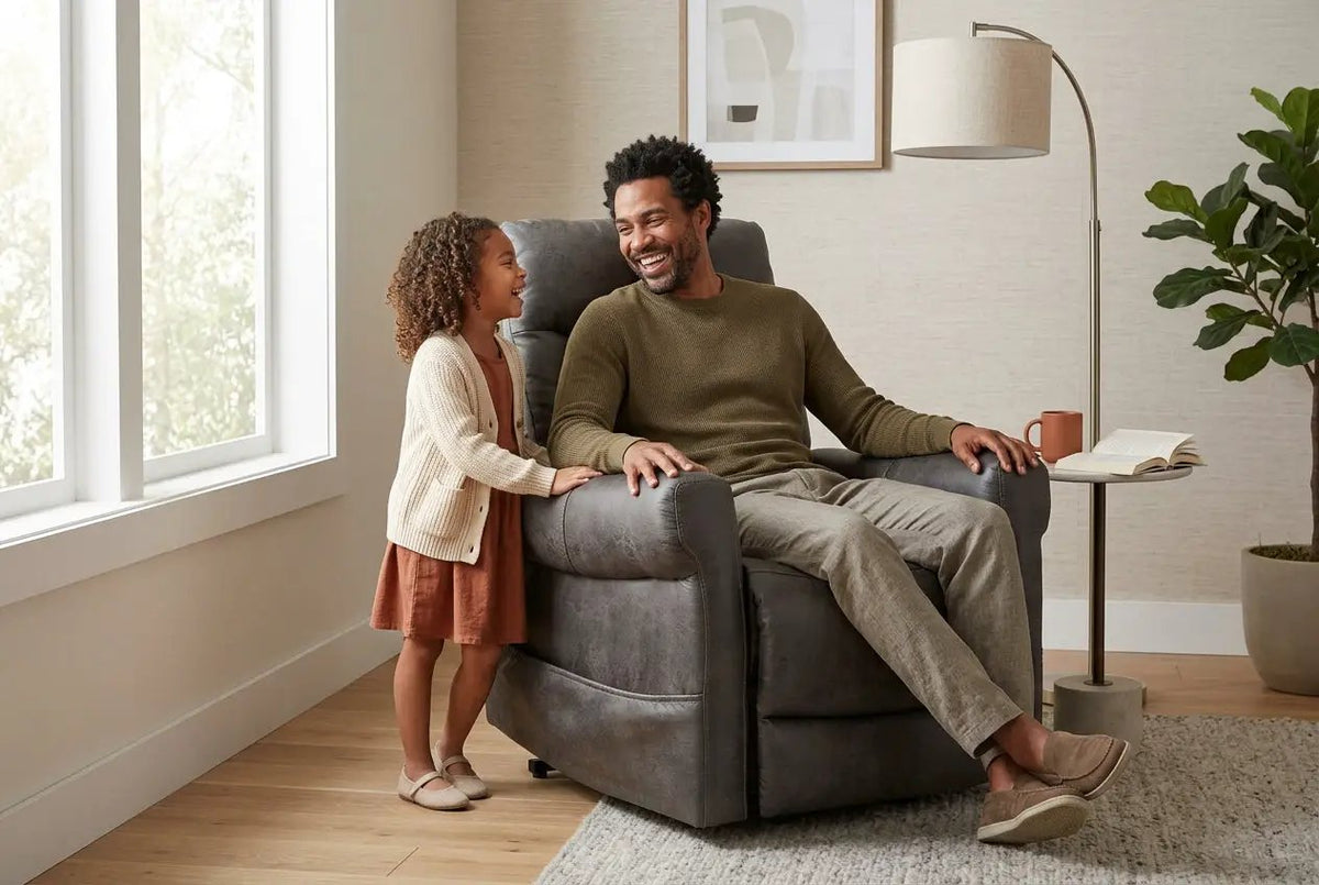 Power Lift Chair | Infinite Position Recline | Power Headrest