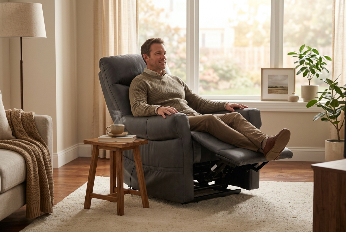 Power Lift Chair | Infinite Position Recline | Power Headrest
