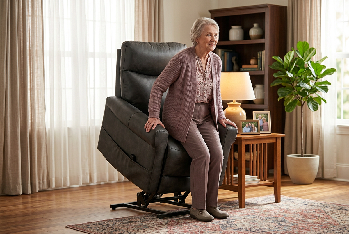Power Lift Chair | Infinite Position Recline | Power Headrest