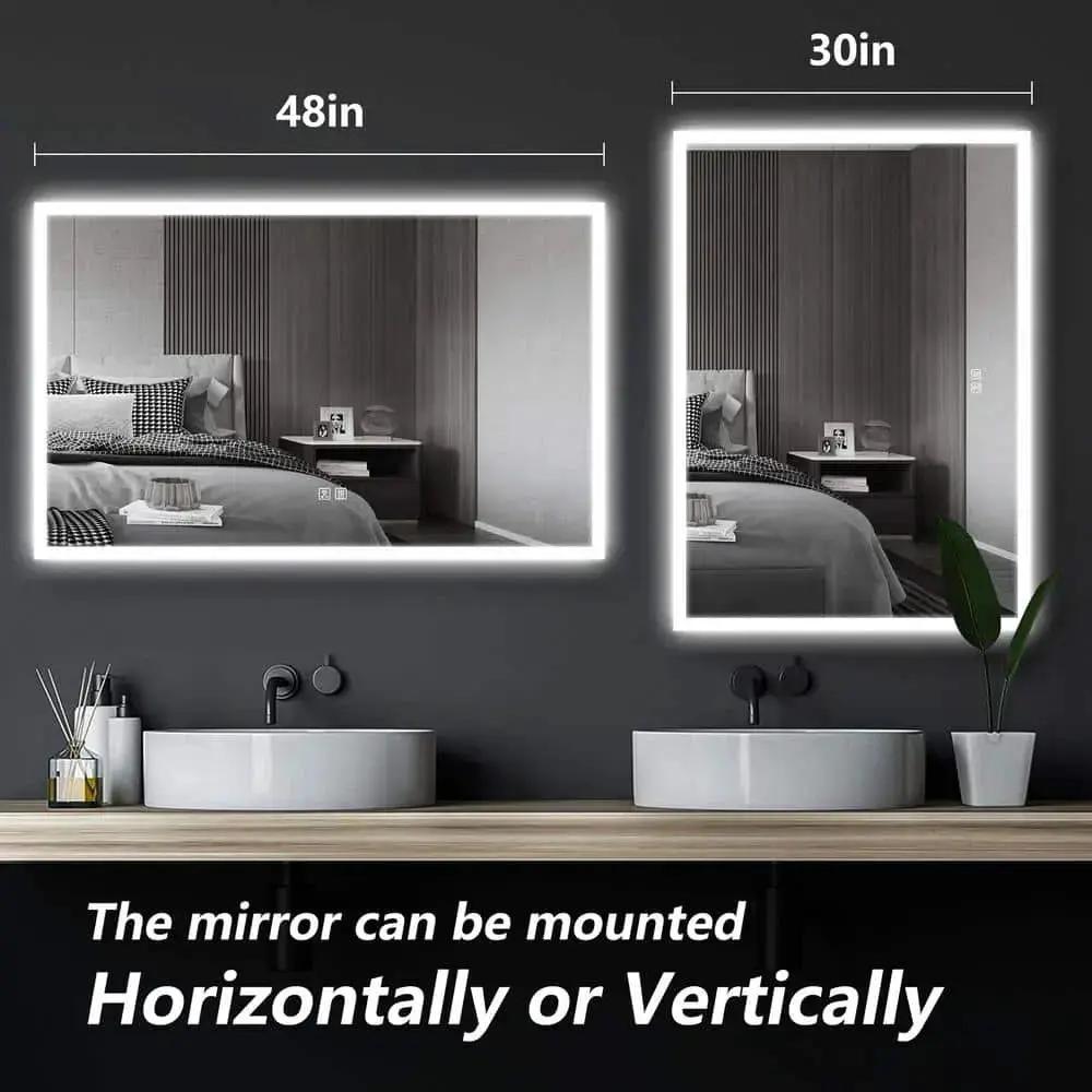 Compact Edge Glow LED Bathroom Mirror from PriceLows™