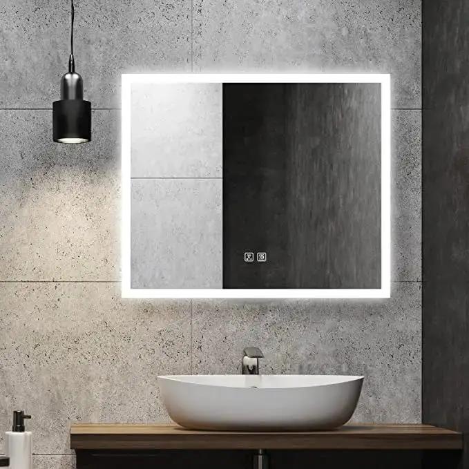 Compact Edge Glow LED Bathroom Mirror from PriceLows™
