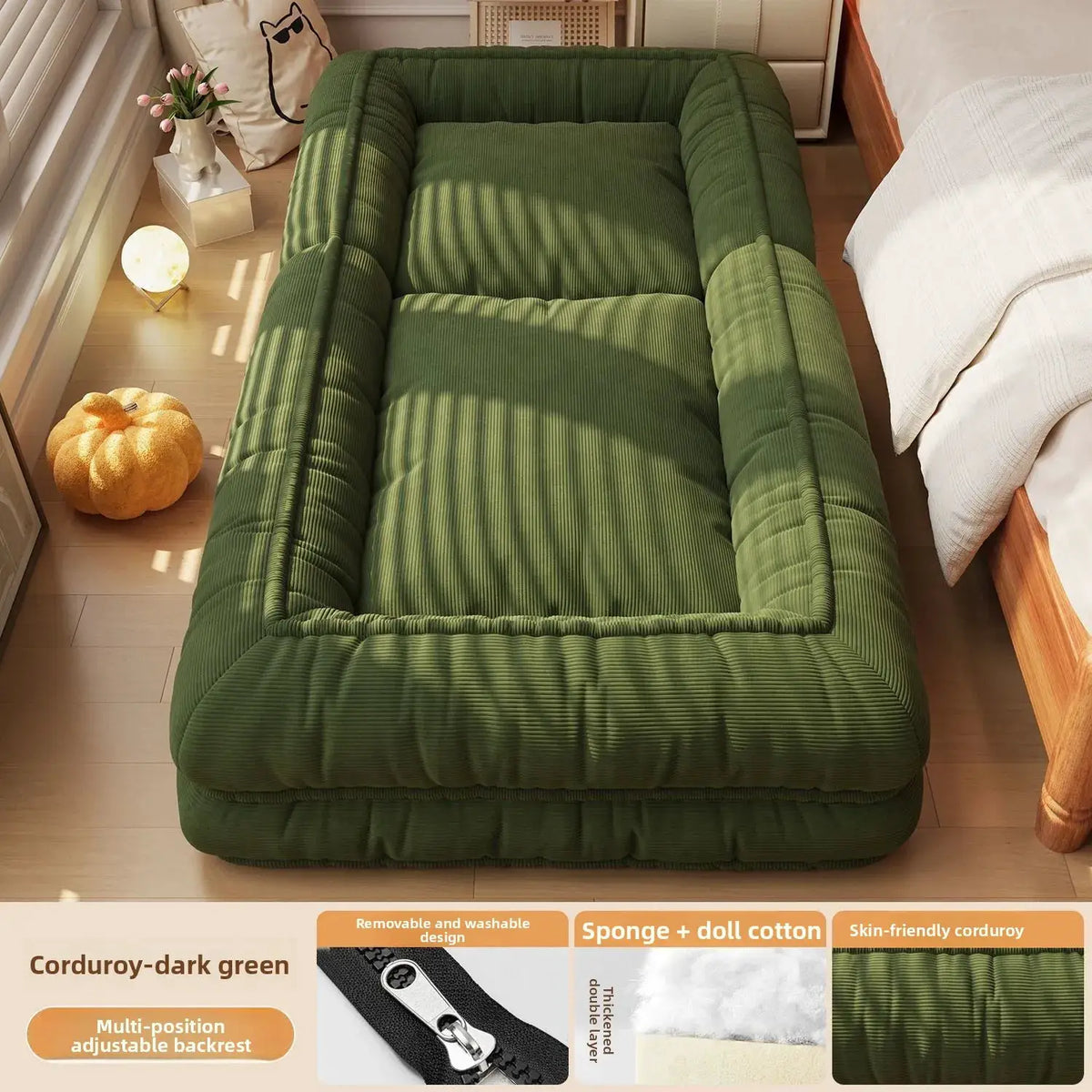 Convertible Sofa Bed | 3-In-1 Foldable | PriceLows™