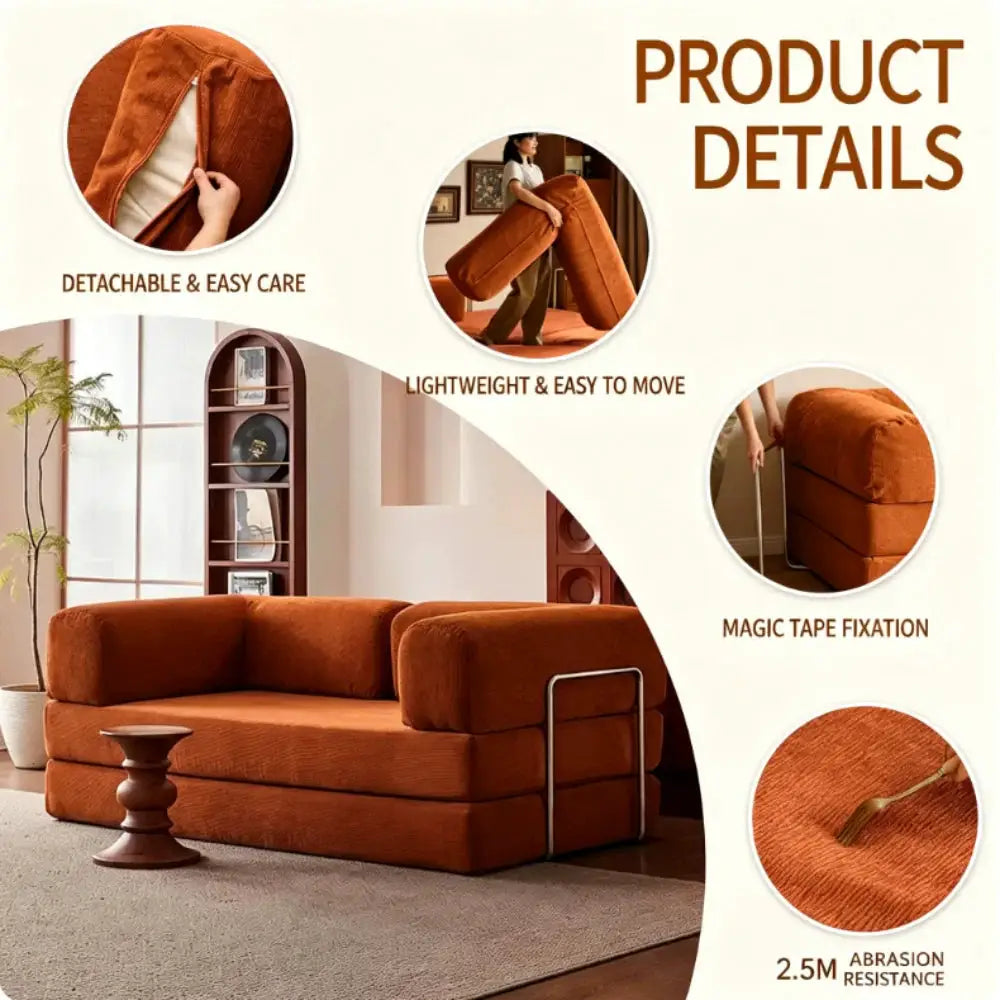 Convertible Sofa Bed | 3-Seater | PriceLows™