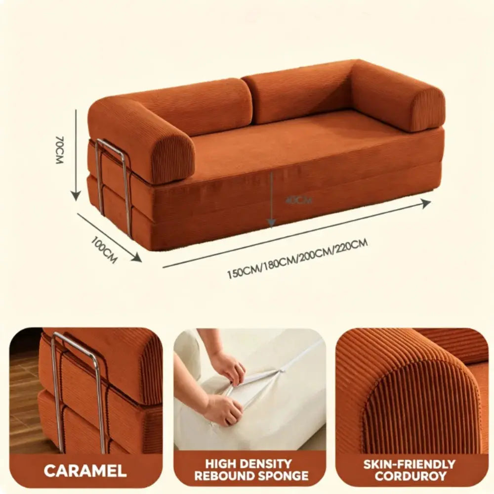 Convertible Sofa Bed | 3-Seater | PriceLows™