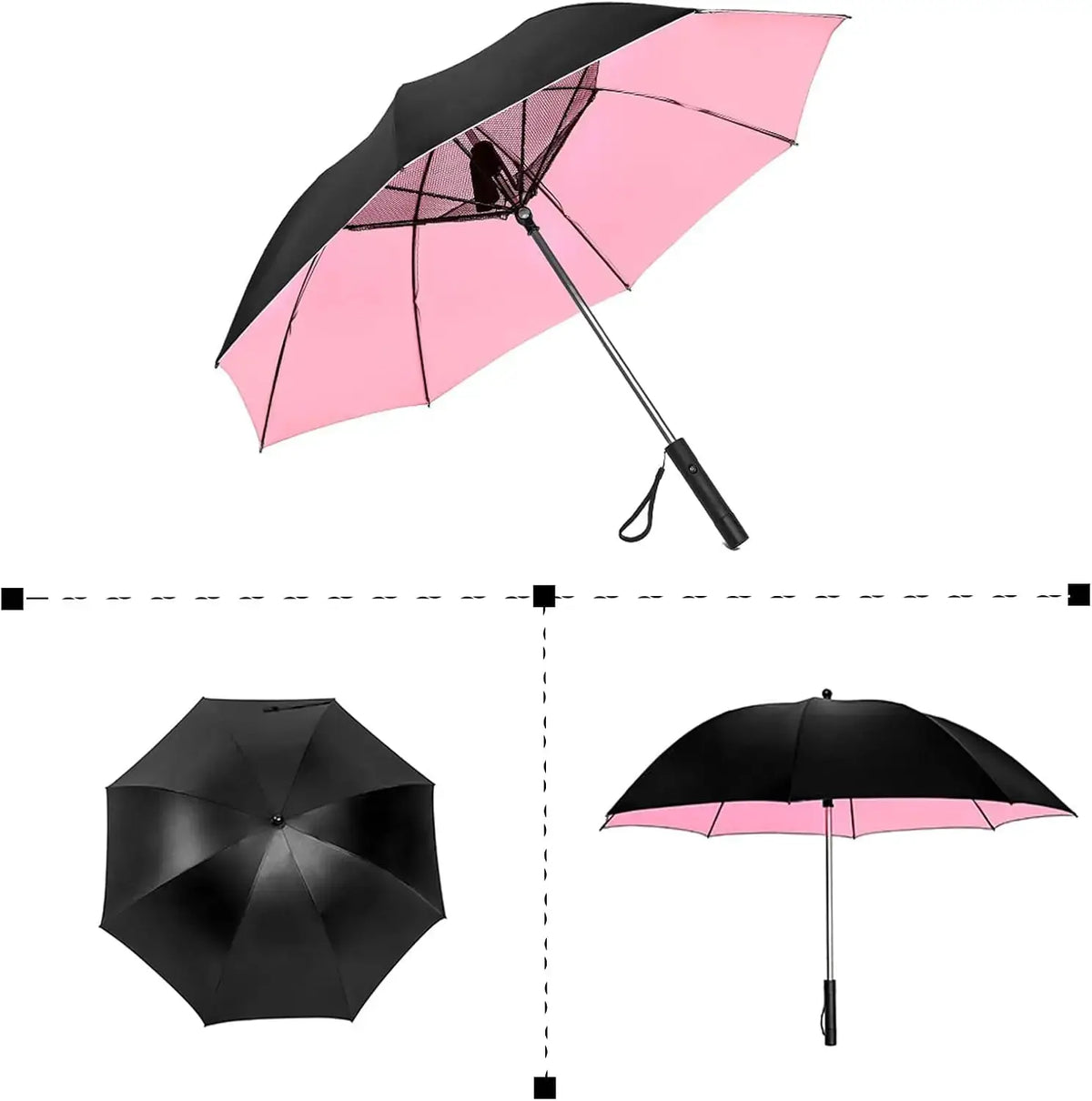 Cooling Sun Umbrella | Built-In Fan | PriceLaws™