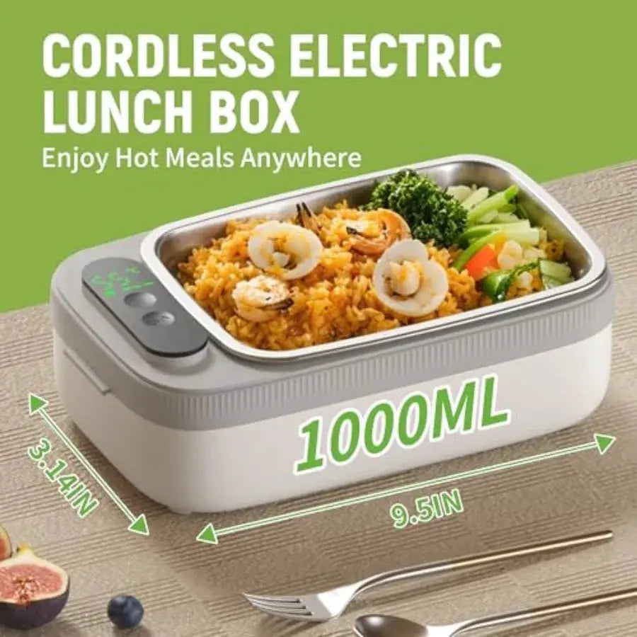 Cordless Electric Lunch Box | Self Heating | PriceLows