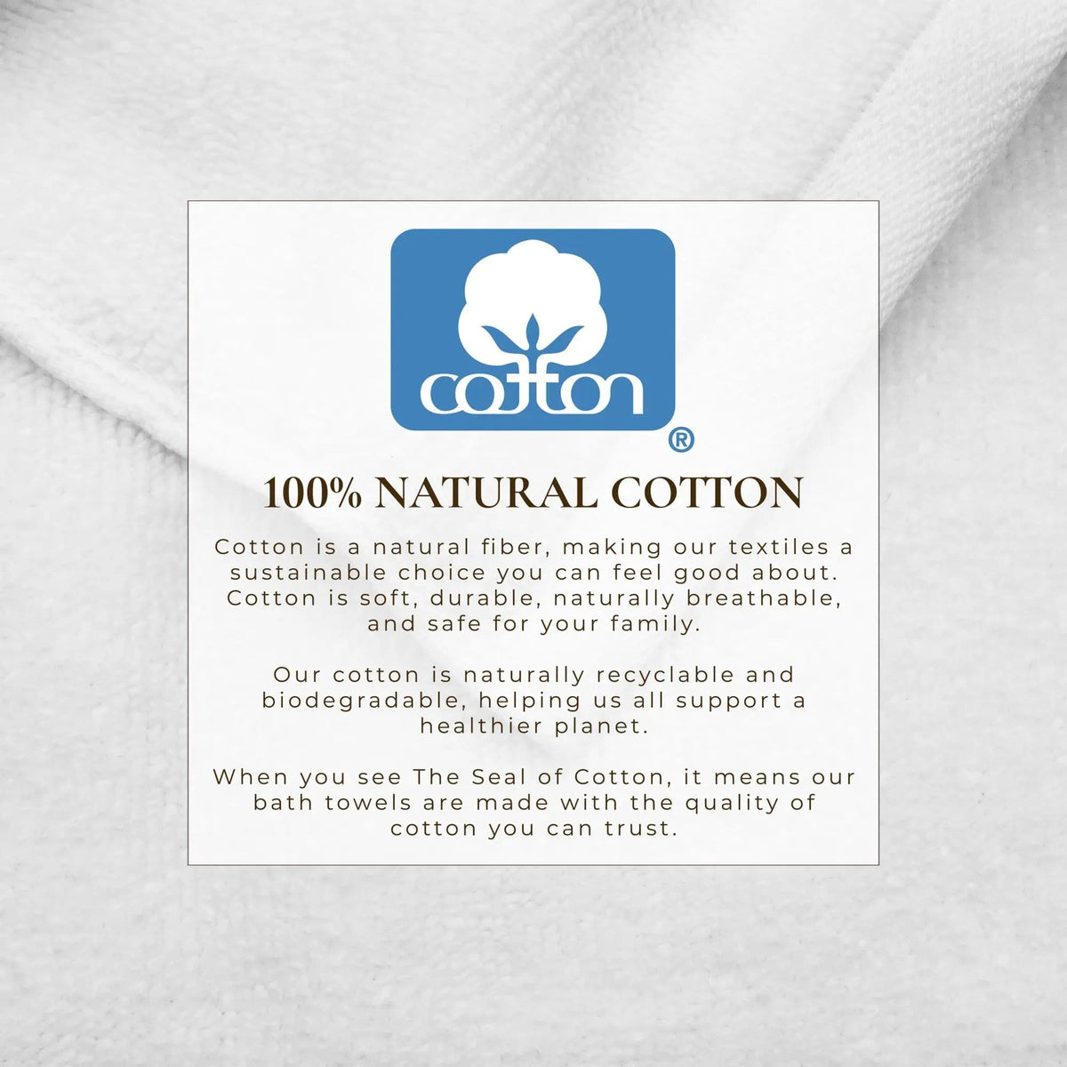 Cotton Border-Stitched 6-Piece Towel Set - Valery Collection from PriceLows™