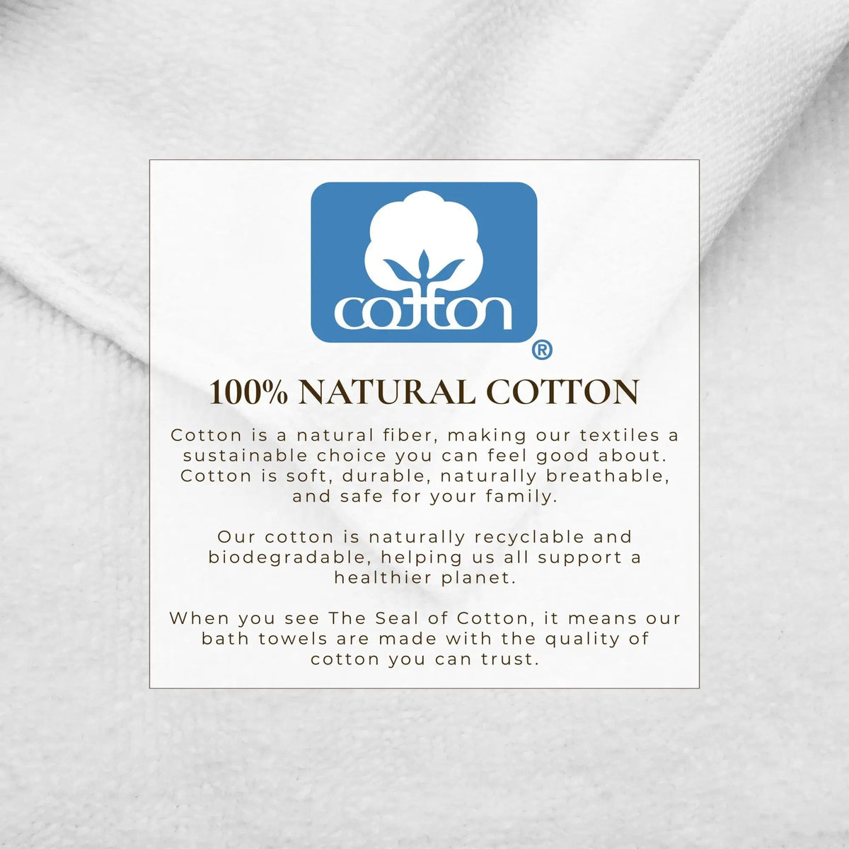Cotton Border-Stitched 6-Piece Towel Set - Valery Collection from PriceLows™
