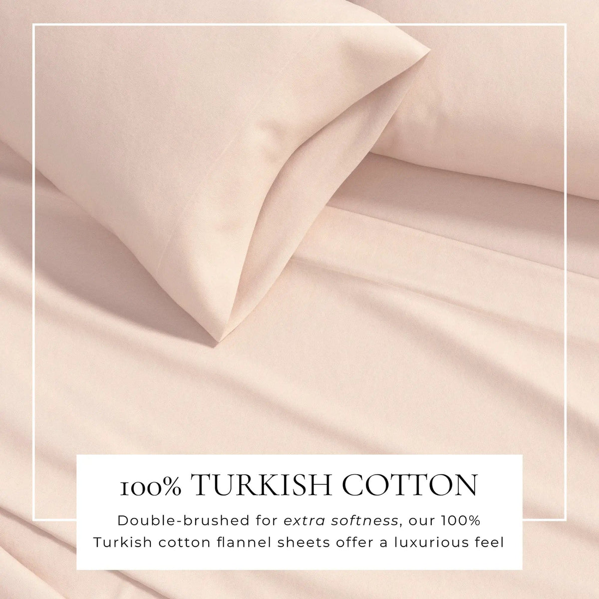 Cotton Solid Flannel Sheet - Nordic Collection from PriceLows™