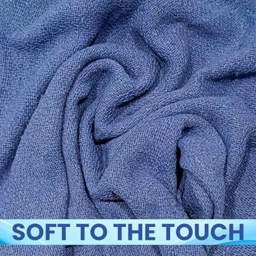 Blue Huck Towels - Pack of Shop Bulk Cleaning Towel Multipurpose for Window Glass Mechanic Garage and Commercial % Cotton Pre-W from PriceLows™