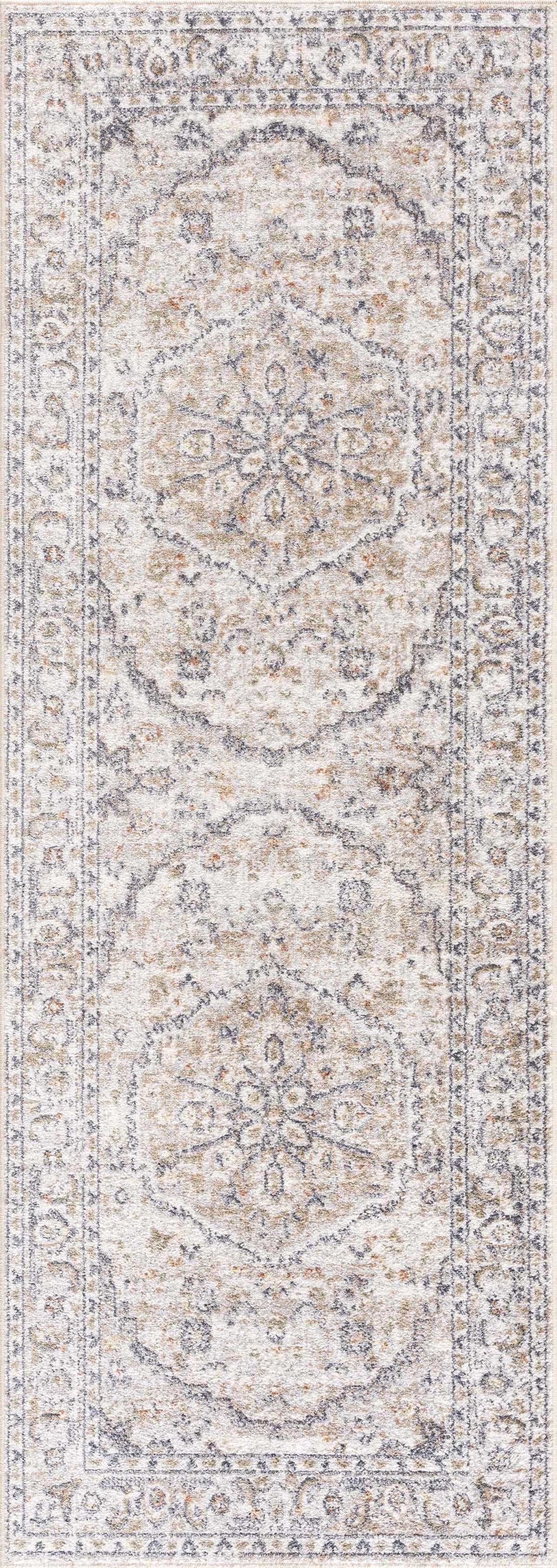 Cream Hiti Washable area rug from PriceLows™