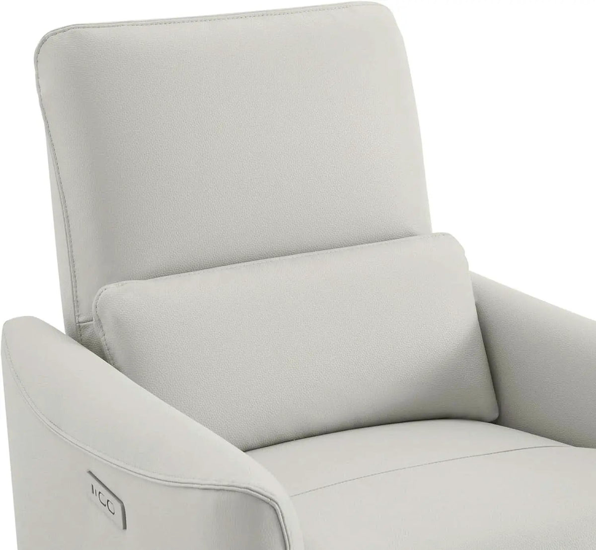 Cream Power Recliner Chair With USB Charging Lumbar Support from PriceLows™