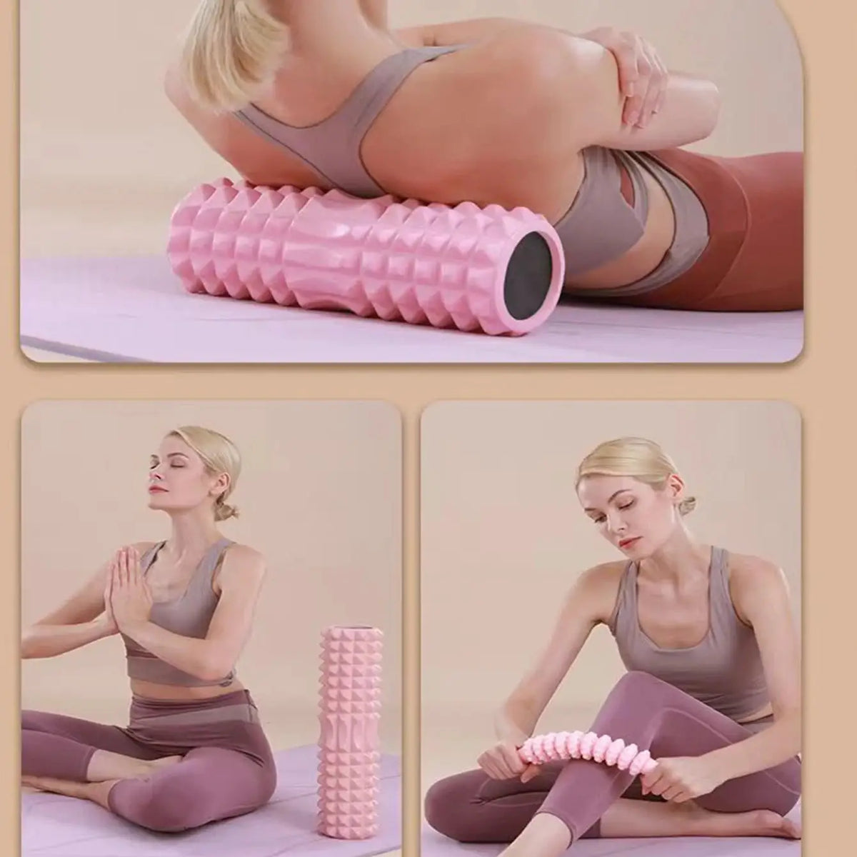 Crescent Foam Roller | Solid Core Design | PriceLows™
