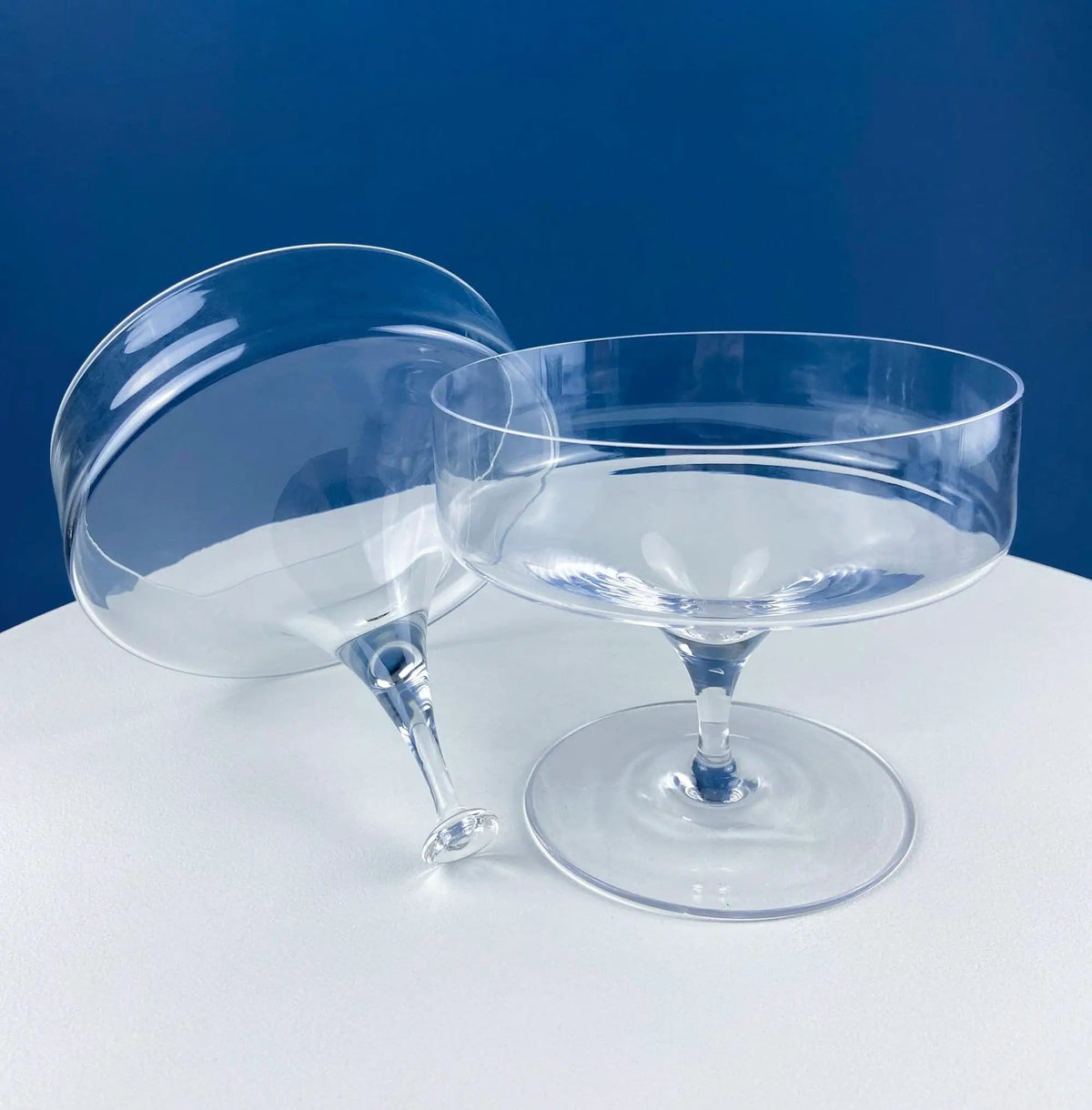 Crystal Clear Footed Candy Bowl or Serving Dish with Empoli Style Lid | Unique Mid Century Modern Apothecary Jar | Home Store Cafe Decor | Collectors & Hosts