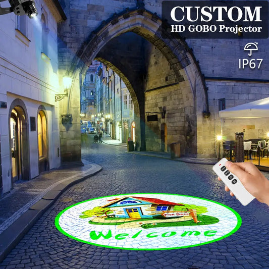 Custom Gobo Projector | IP67 Waterproof | PriceLows™