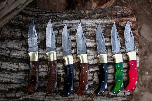 Custom Handmade Damascus Steel Folding Pocket Knives | 3 Inch | Damascus Steel | Hunting & Survival Knife