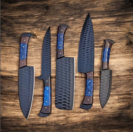 Custom Kitchen Knife Set - Precision Crafted for Culinary Excellence | Stainless Steel | Kitchen Knives Set | Home