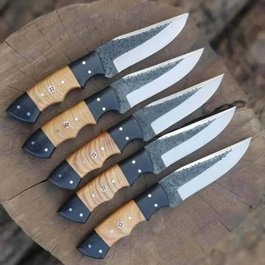 Custom handmade j2 steel hunting knives (Style 2) | Steel | Hunting & Survival Knife | Home