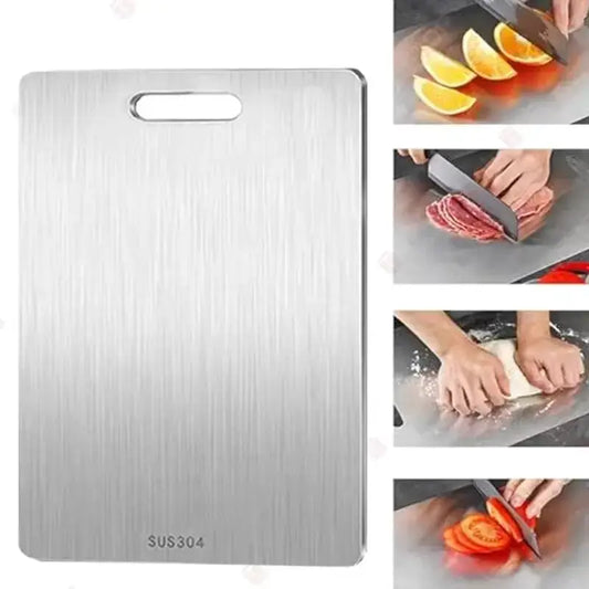 Cutting Boards for Kitchen Stainless Board 304 Steel Thickened Double Sided Food | Stainless Steel | Home Use | Home
