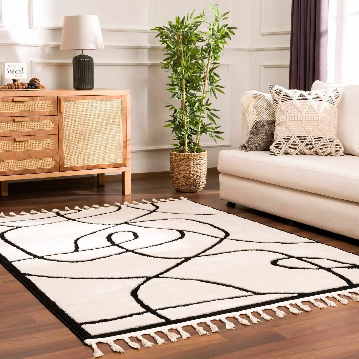 Azana Black & White Area Rug from PriceLows™