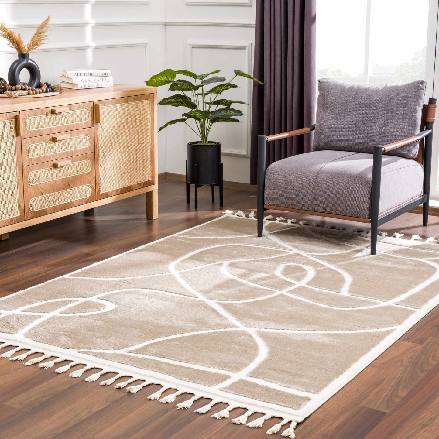 Azana Cream Area Rug from PriceLows™