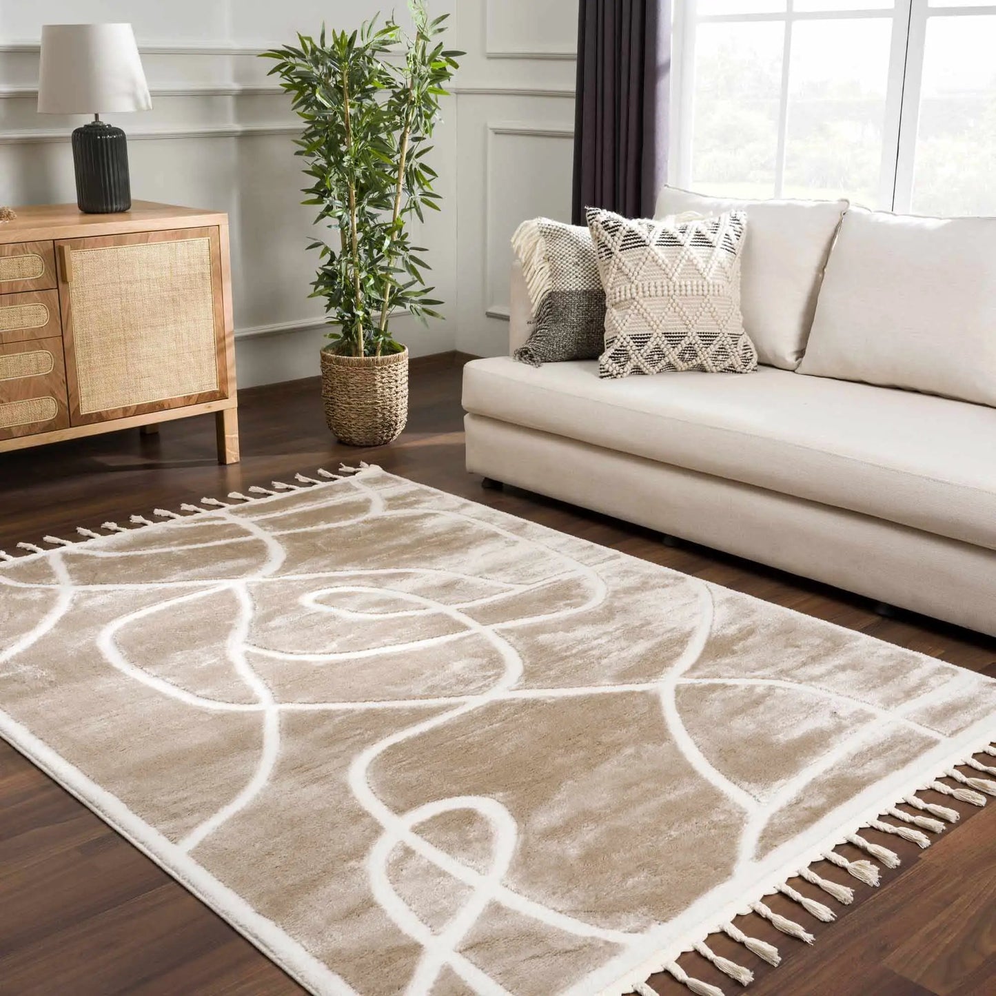 Azana Cream Area Rug from PriceLows™