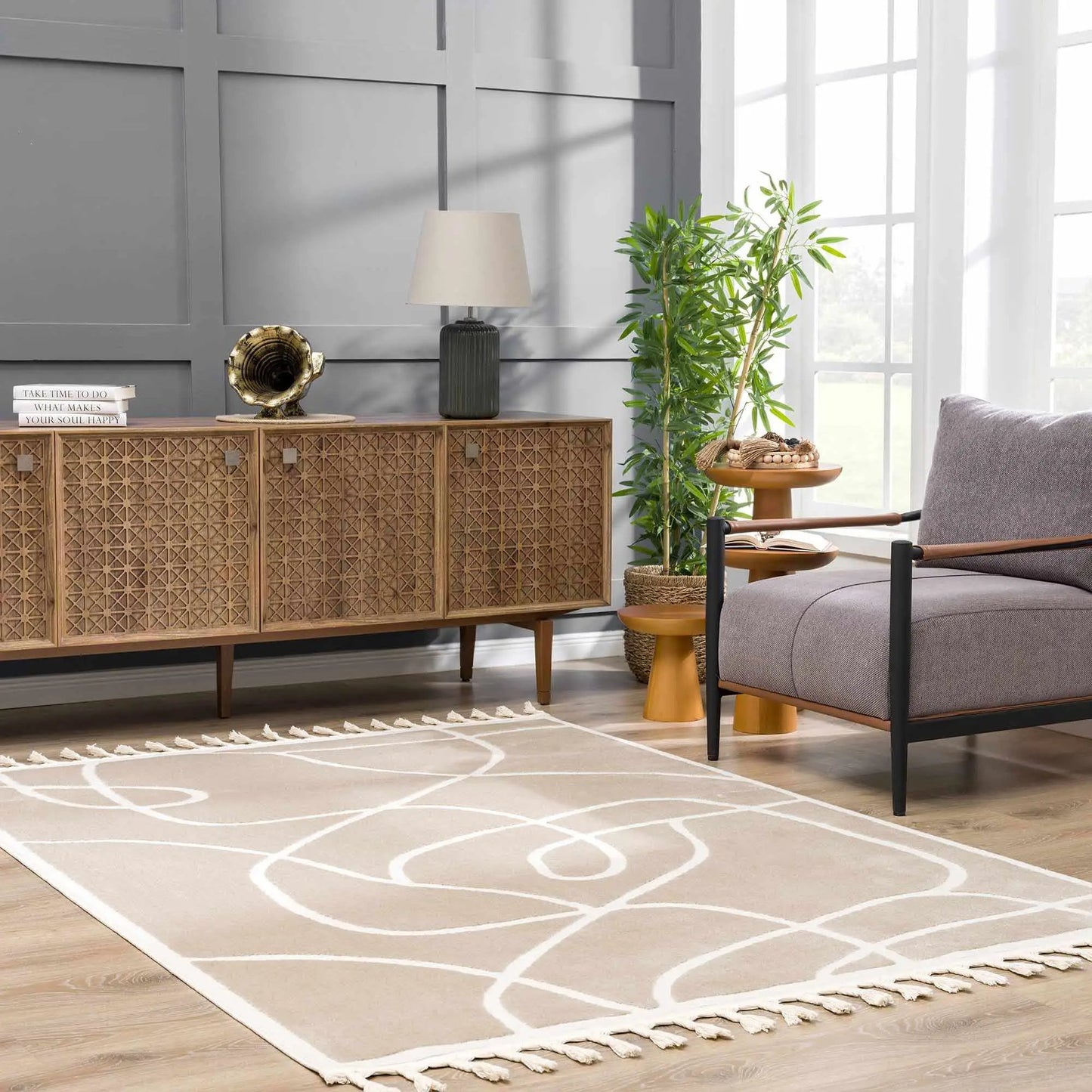 Azana Cream Area Rug from PriceLows™