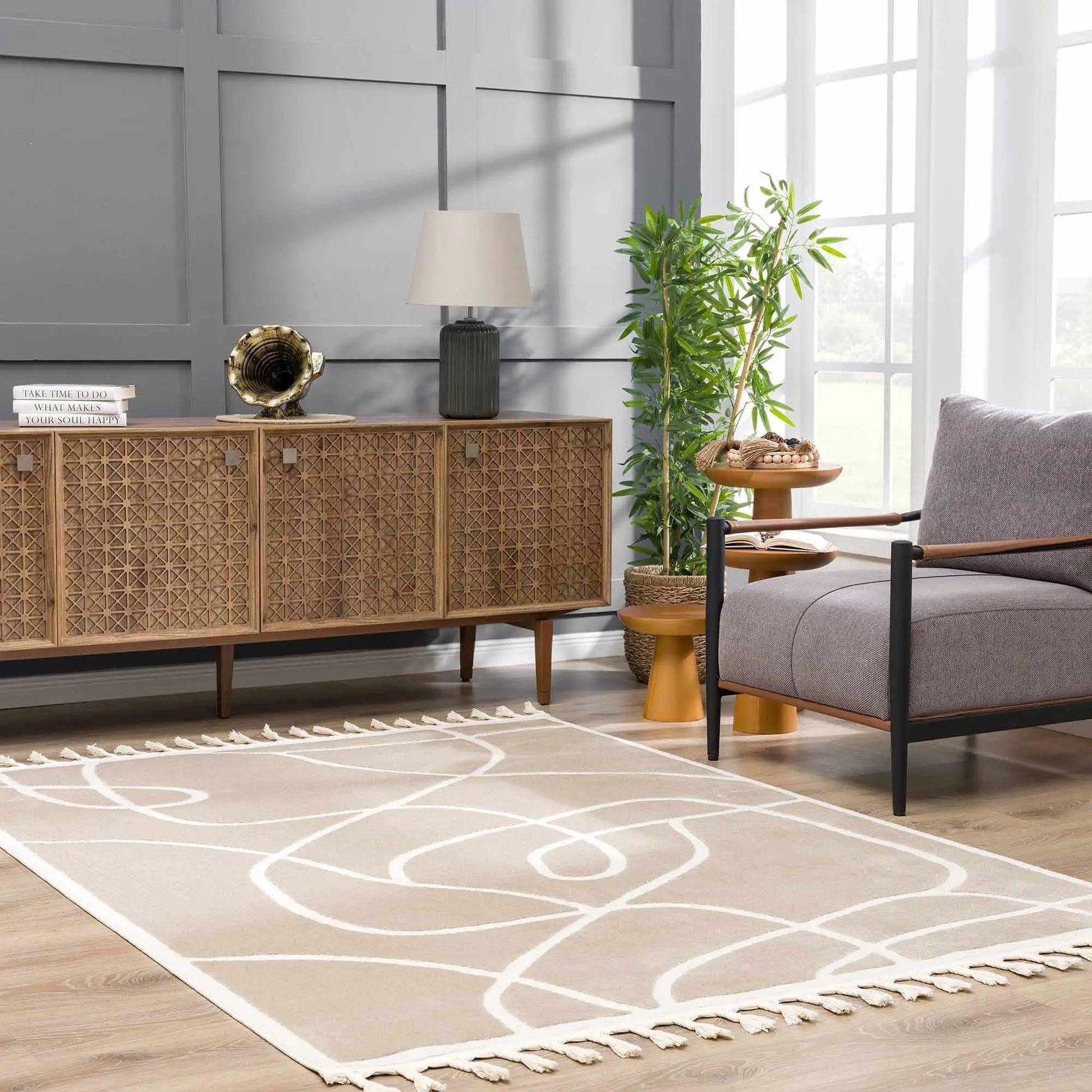 Azana Cream Area Rug from PriceLows™