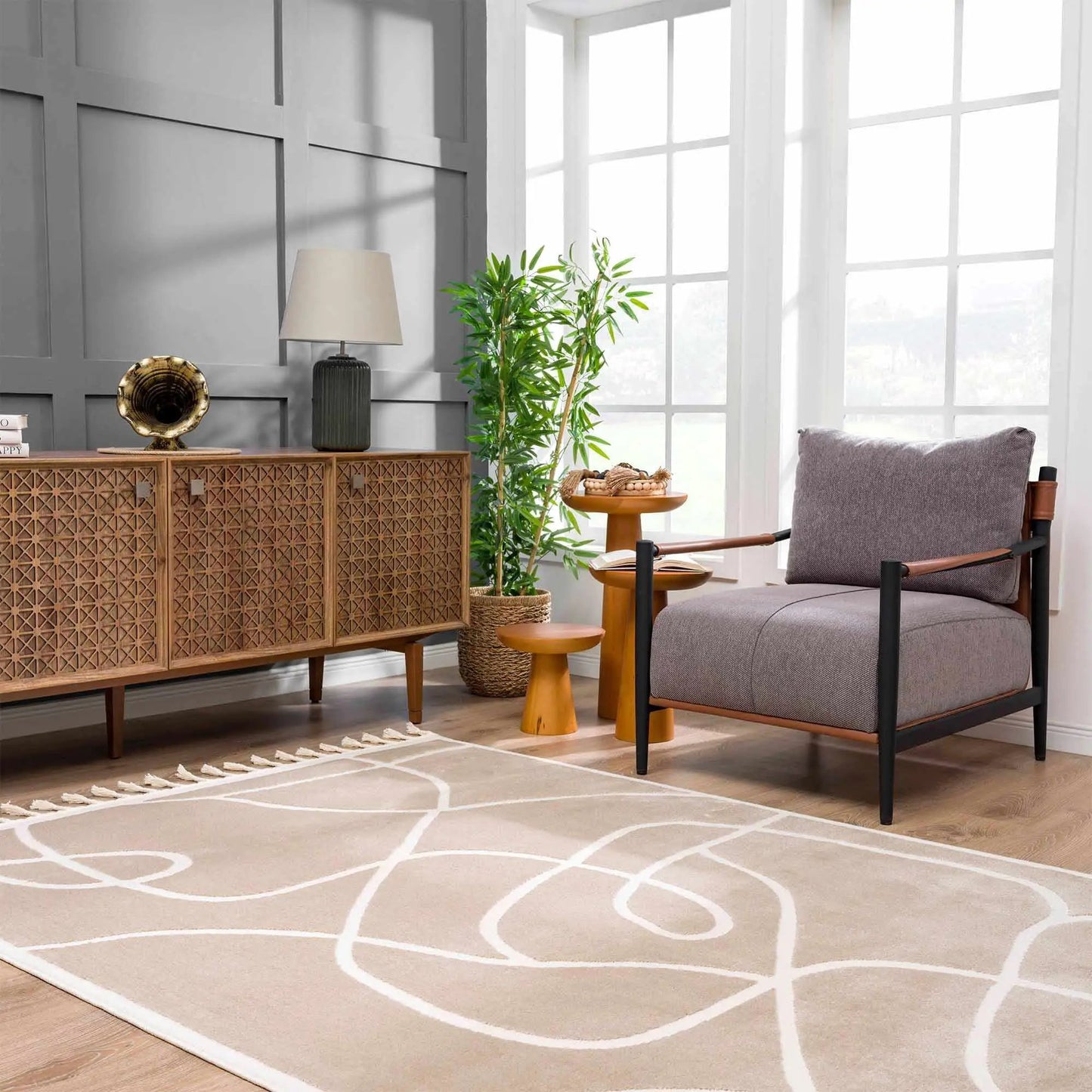 Azana Cream Area Rug from PriceLows™