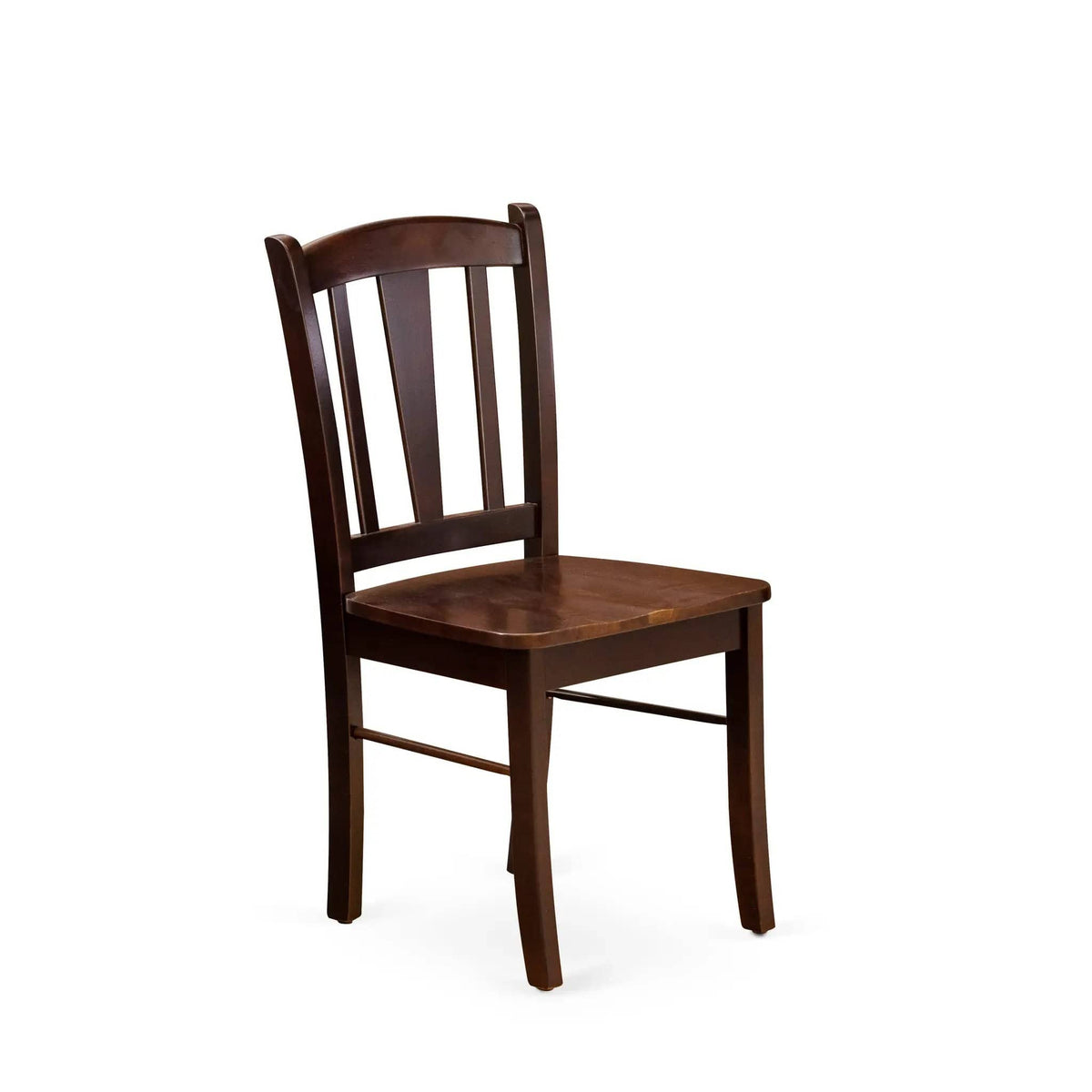 EAST WEST FURNITURE ANDL5-MAH-W 5-Piece Dining Room Table Set- 4 Wooden Chairs and | 5-Piece Set | Solid Wood | Mahogany Finish