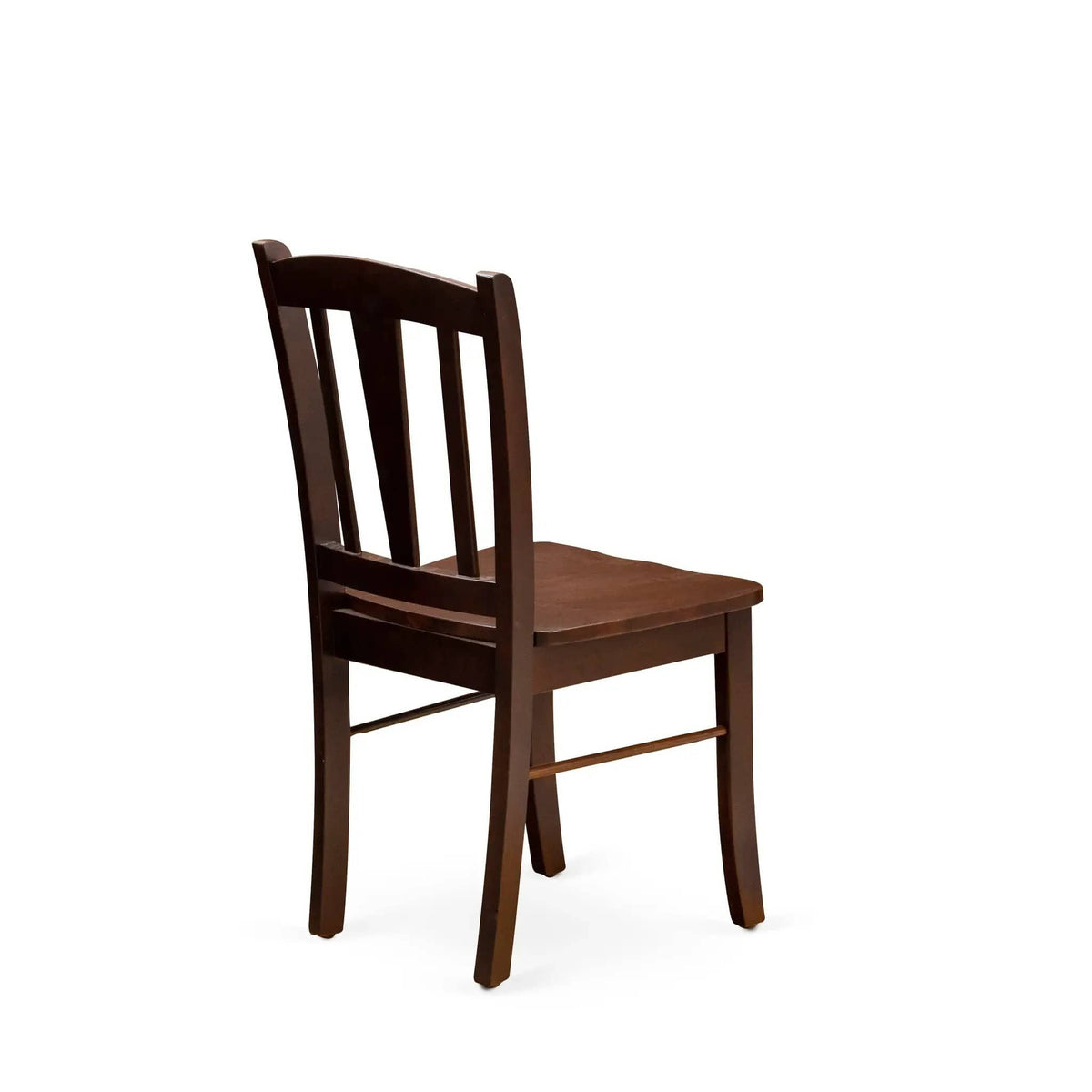 EAST WEST FURNITURE ANDL3-MAH-W 3-Piece Dinette Room Set- 2 Dining Room Chair and | 3-Piece Set | Solid Wood | Mahogany Finish