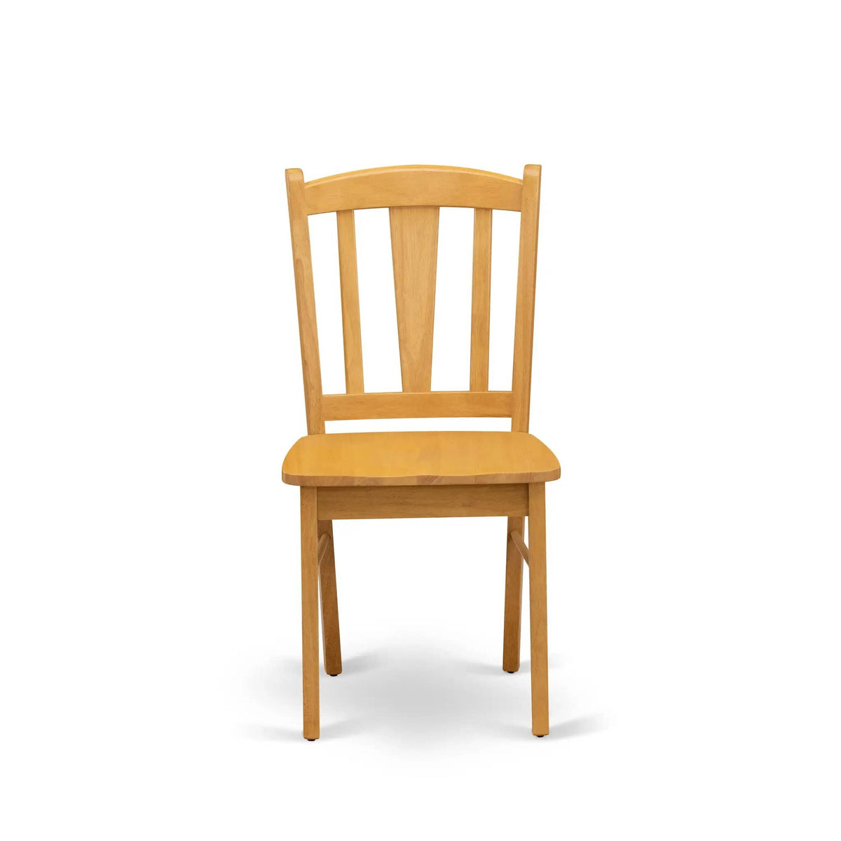EAST WEST FURNITURE ANDL3-OAK-W 3-Piece Dinette Room Set- 2 Kitchen Dining Chair and | 3-Piece Set | Solid Wood | Oak Finish