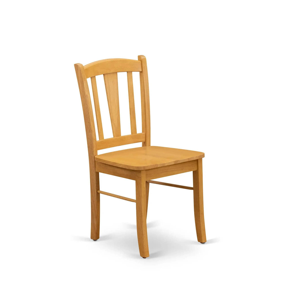 EAST WEST FURNITURE ANDL3-OAK-W 3-Piece Dinette Room Set- 2 Kitchen Dining Chair and | 3-Piece Set | Solid Wood | Oak Finish