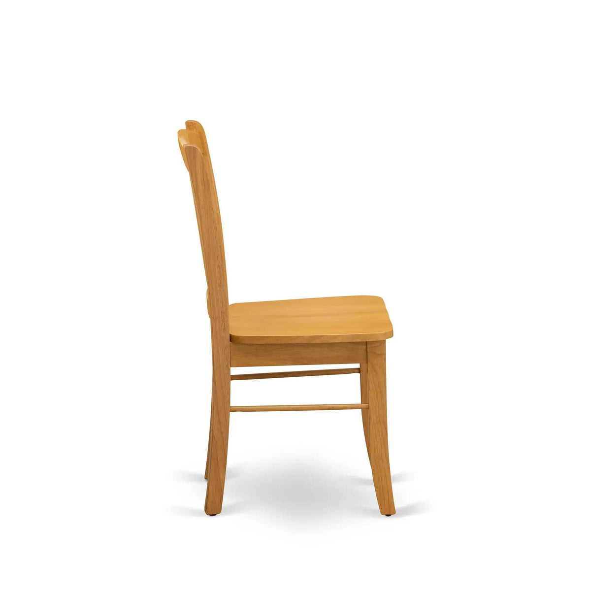 EAST WEST FURNITURE ANDL3-OAK-W 3-Piece Dinette Room Set- 2 Kitchen Dining Chair and | 3-Piece Set | Solid Wood | Oak Finish