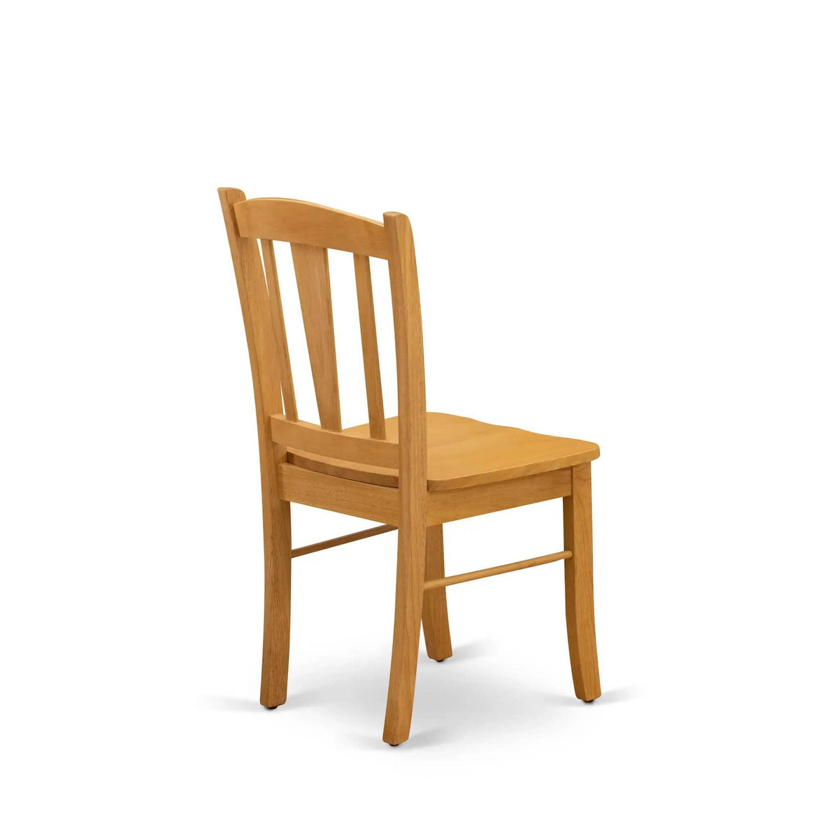 EAST WEST FURNITURE ANDL3-OAK-W 3-Piece Dinette Room Set- 2 Kitchen Dining Chair and | 3-Piece Set | Solid Wood | Oak Finish