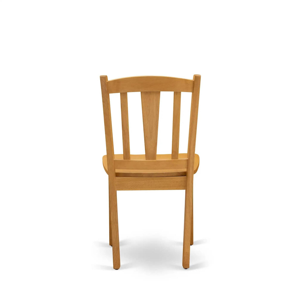 EAST WEST FURNITURE ANDL3-OAK-W 3-Piece Dinette Room Set- 2 Kitchen Dining Chair and | 3-Piece Set | Solid Wood | Oak Finish