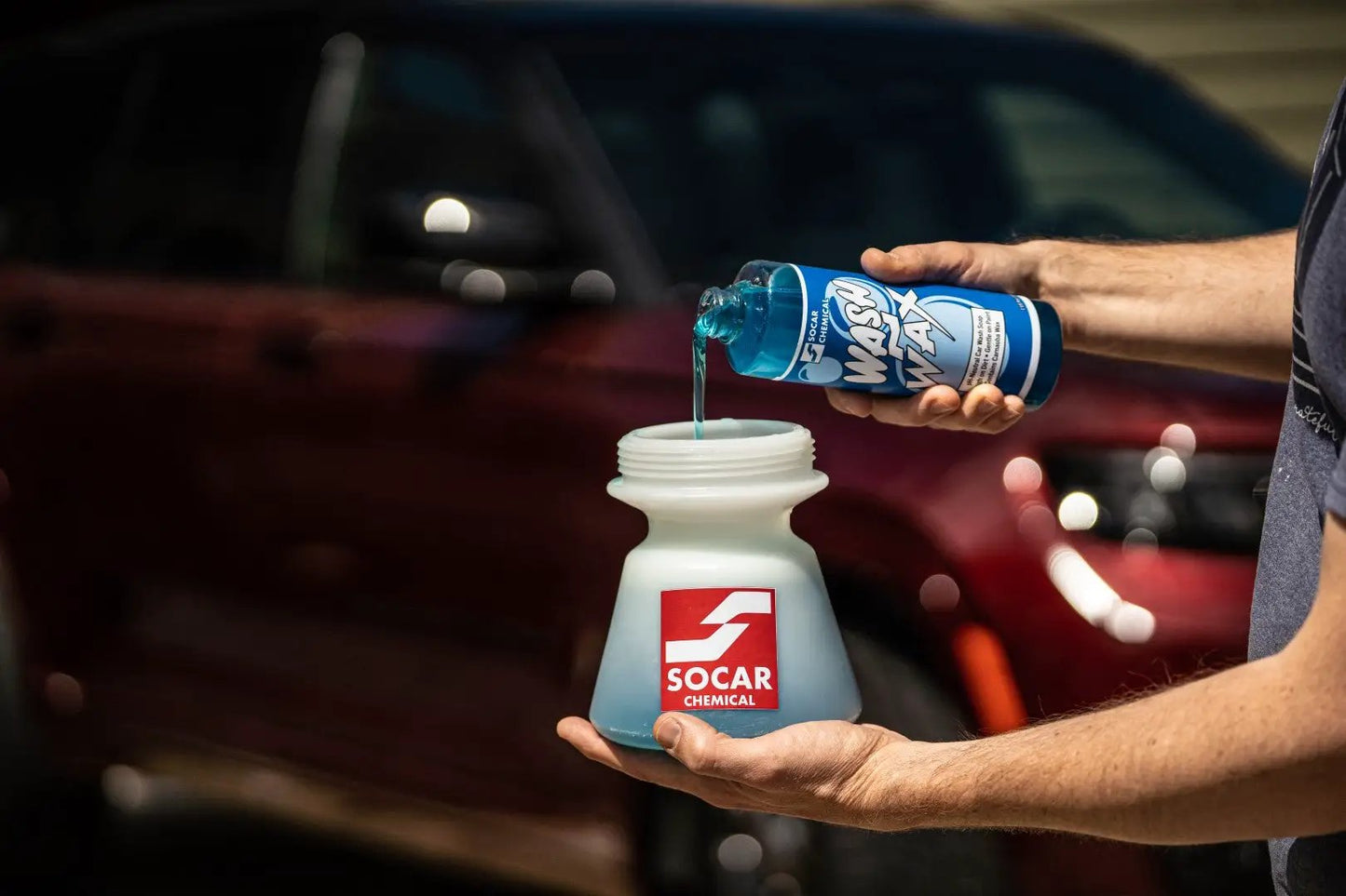 SOCAR Wash n Wax - pH Neutral Car Wash Soap Infused with Carnauba Wax from PriceLows™
