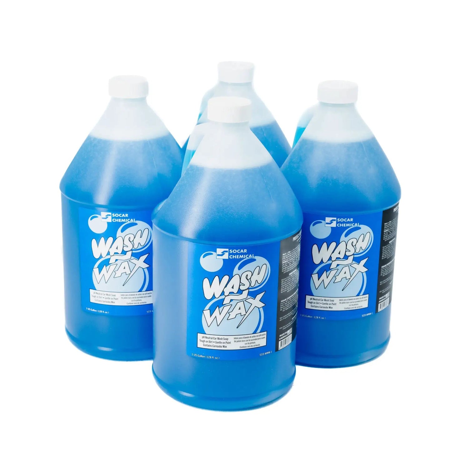 SOCAR Wash n Wax - pH Neutral Car Wash Soap Infused with Carnauba Wax from PriceLows™