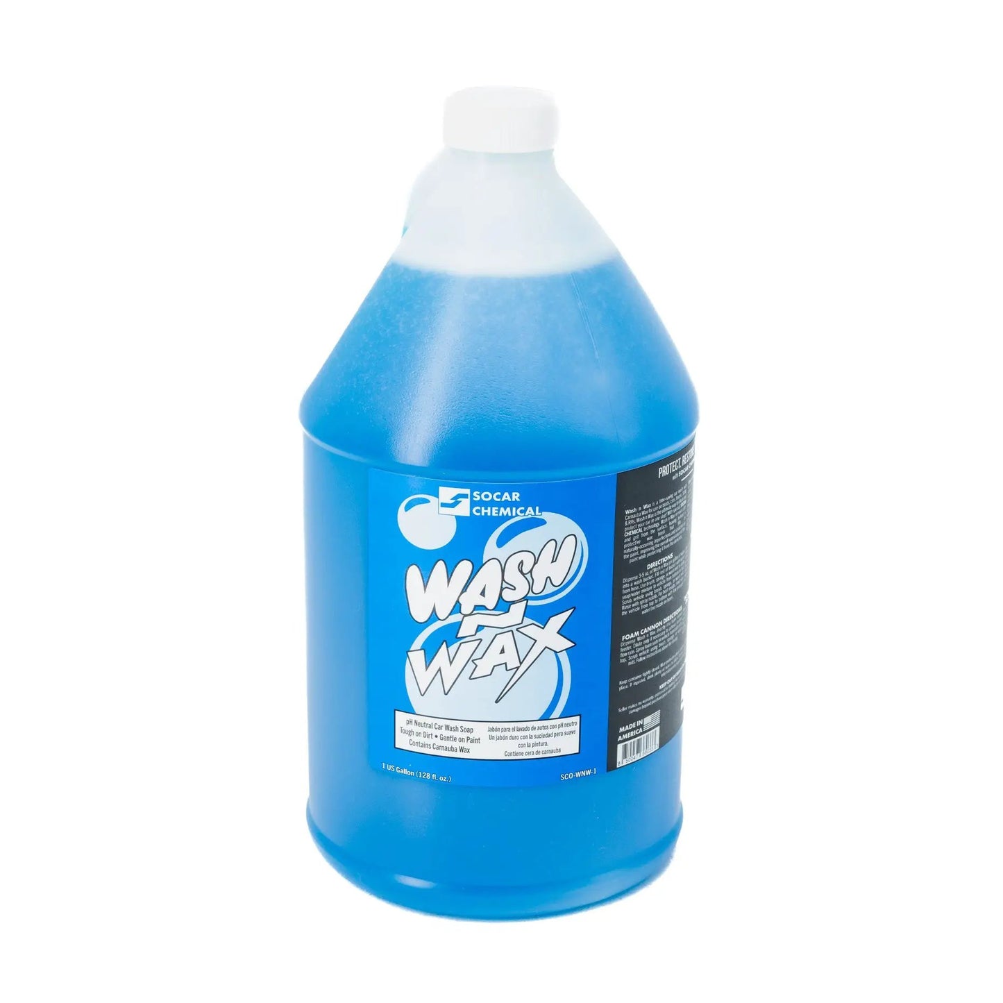 SOCAR Wash n Wax - pH Neutral Car Wash Soap Infused with Carnauba Wax from PriceLows™