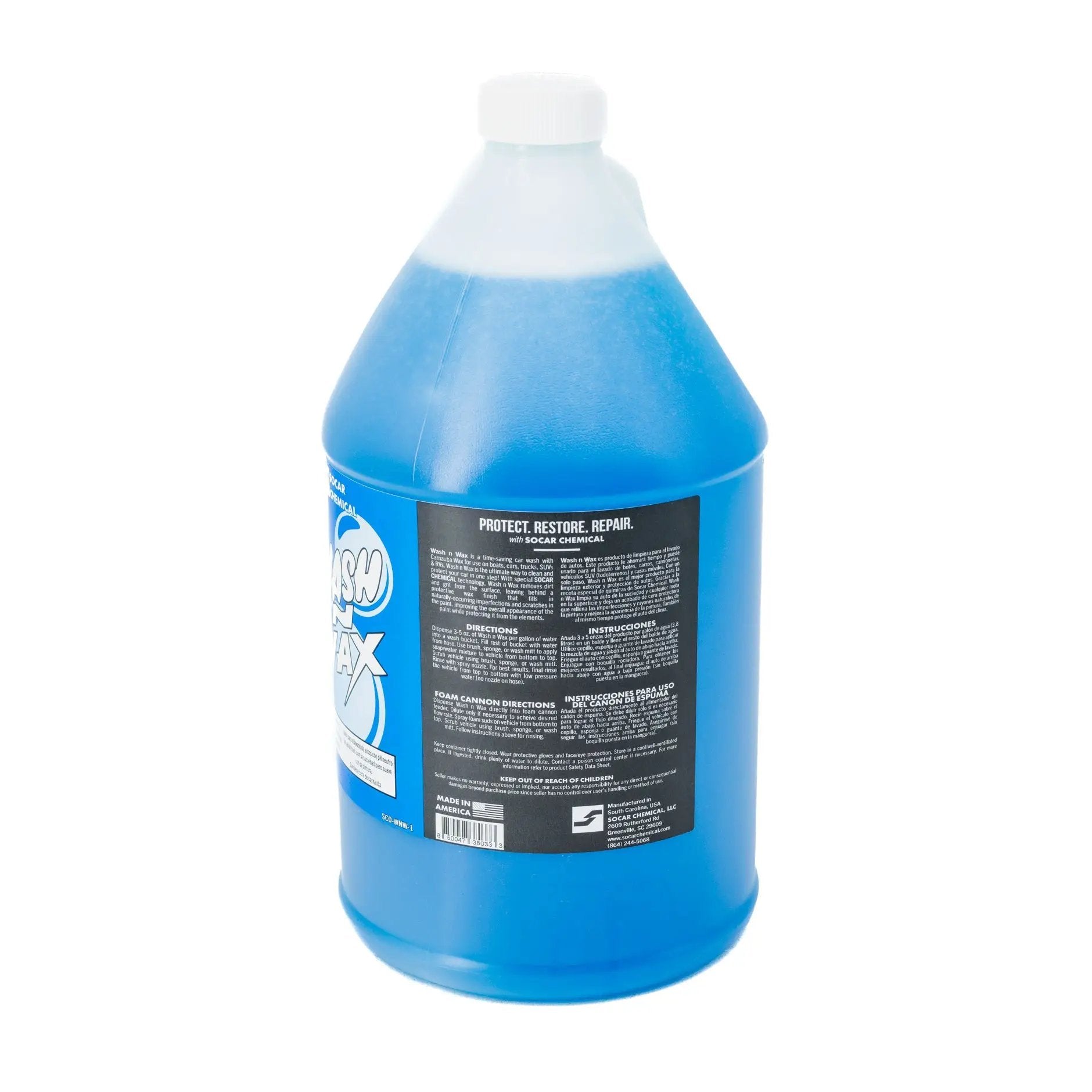 SOCAR Wash n Wax - pH Neutral Car Wash Soap Infused with Carnauba Wax from PriceLows™