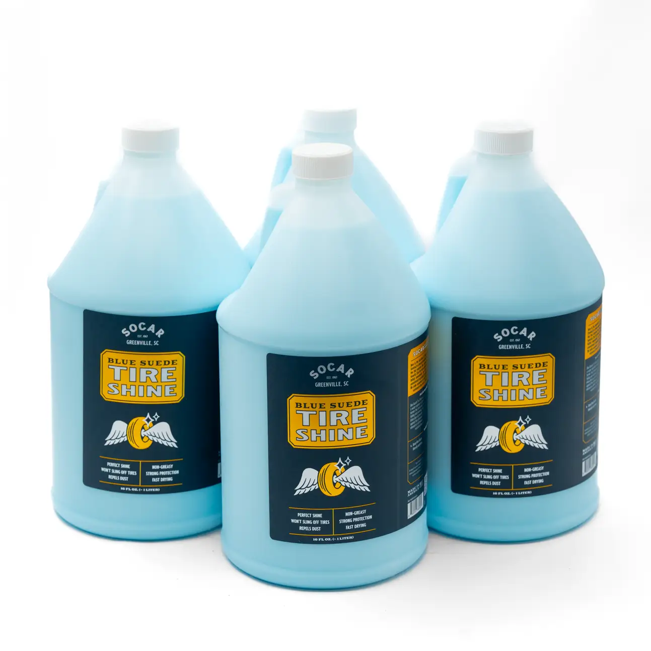 Blue Suede Tire Shine with Protect Shield Formula™ from PriceLows™