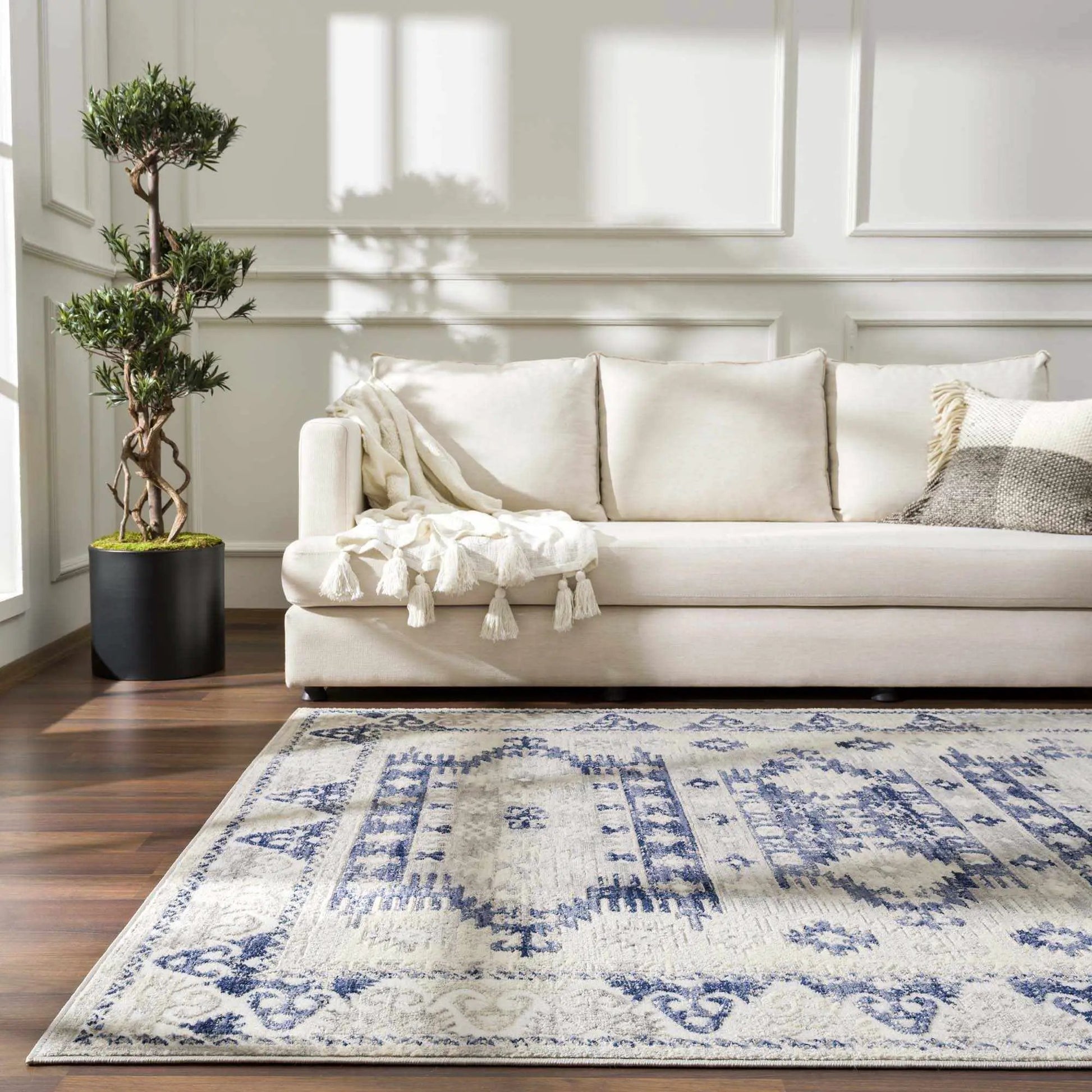 Bindi Navy Area Rug from PriceLows™
